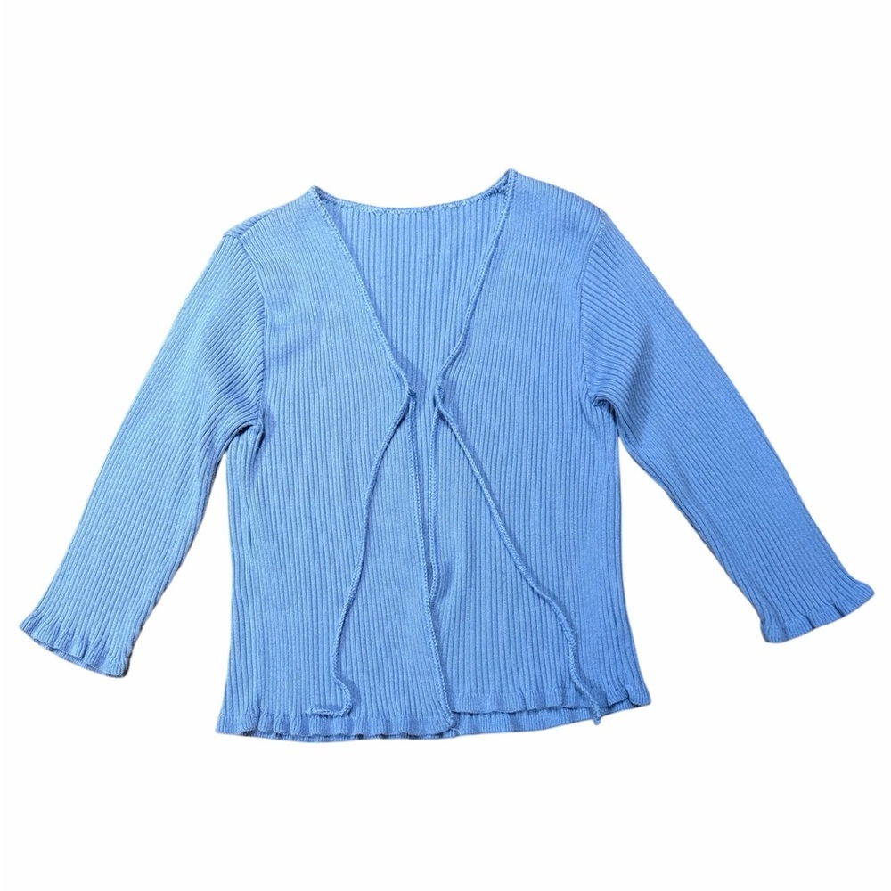 Blue vintage Women's Cardigan Sweater size juniors s/m